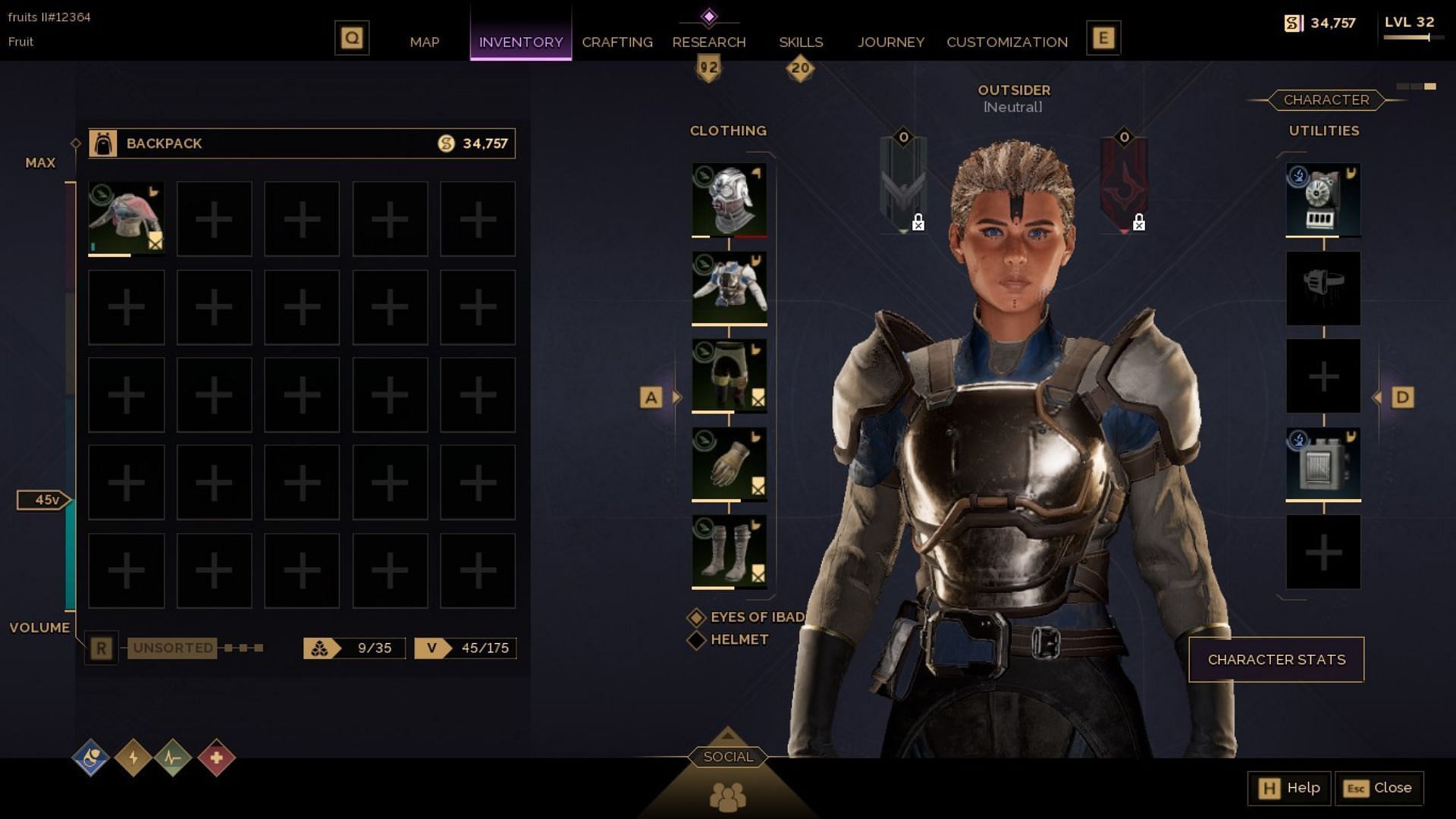 You can also hide helmets through the inventory (Image via Funcom)
